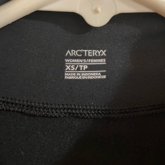 Arc'teryx BLACK Half Zip Pull Over Shirt Jacket Size XS wemens - Picture 5 of 7